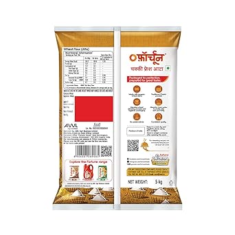 Fortune Chakki Fresh Atta, 5 kg, - Image 3