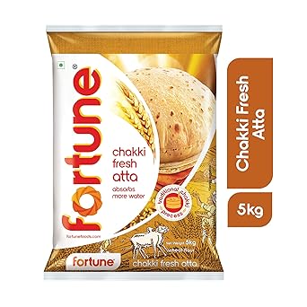 Fortune Chakki Fresh Atta, 5 kg, - Image 2
