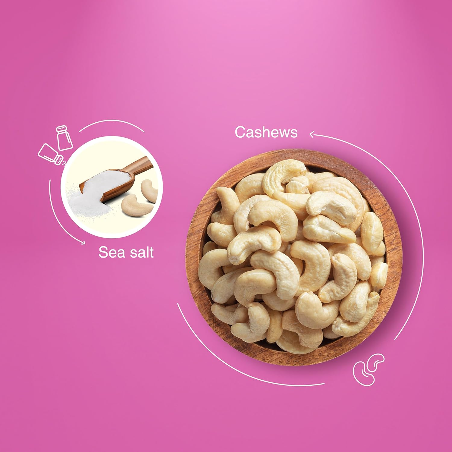 Pureheart Nutreat Roasted Salted Cashews | Nuts - Image 6
